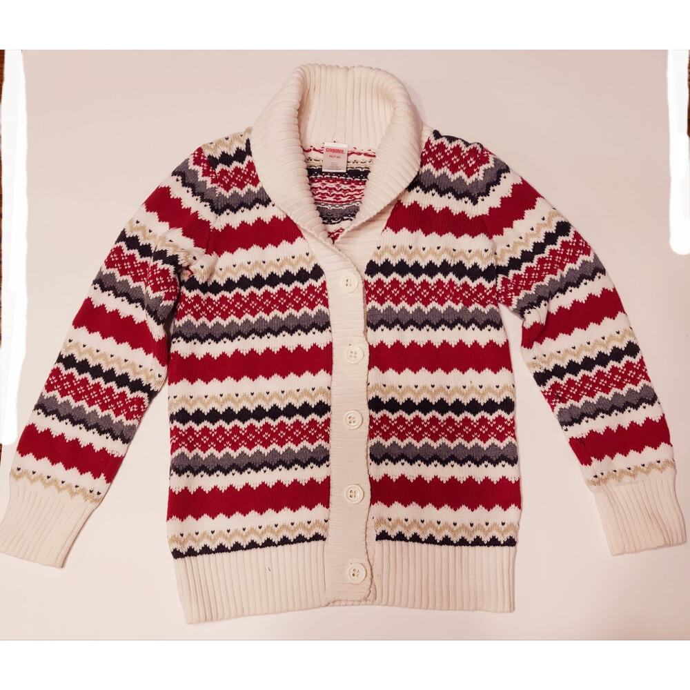 Gymboree Cotton Button Up Cardigan Med 7/8 EUC Unisex